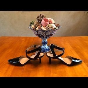 Nine West Black Patent Leather Heels